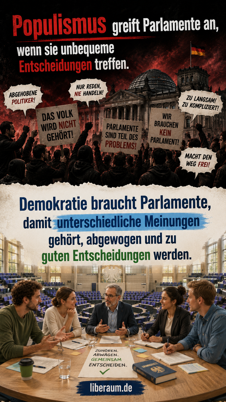 Bekanntes Bild zum Thema „Parlament“ aus dem WhatsApp-Status